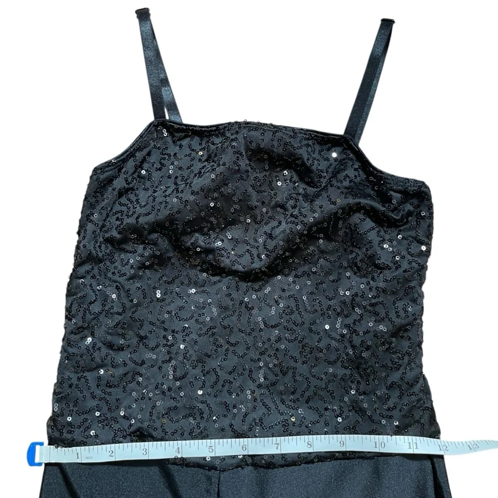Revolution Black Sequin Dancewear Competitions Unitard Costume Dress up Sm.Adult